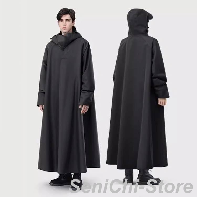自転車 ロング メンズ 男女兼用 レインコート レインコート 防雨 防風 雨具 10000mm水圧に耐え雨具 レインポンチョ 防水 原付ポンチョ カッ | ブランド登録なし | 03