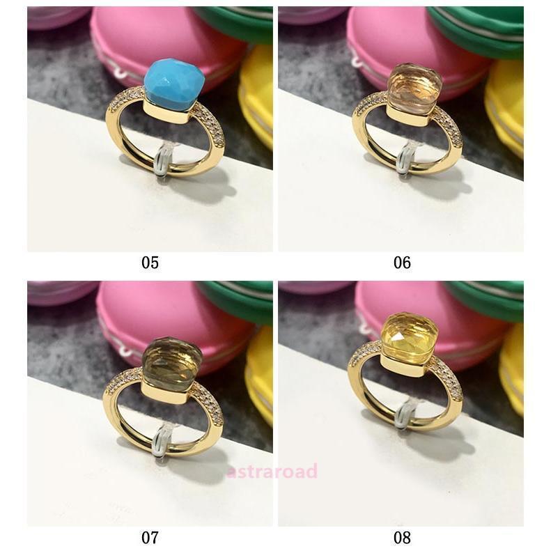 シトリン 人工水晶 リング 18k コーティング 指輪 真鍮 クオーツ リング ヌードリング クオーツリング リング 人工水晶 人工水晶 アメジスト | ブランド登録なし | 07