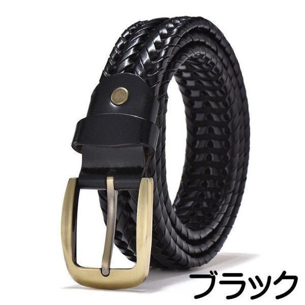 ベルト 編み込み メッシュ メンズ おしゃれ 本革 皮 牛革 カジュアル ビジネス 動きやすい 普段使い 快適な着心地 デイリーコーデ 部屋着にも 使いやすい | ブランド登録なし | 07