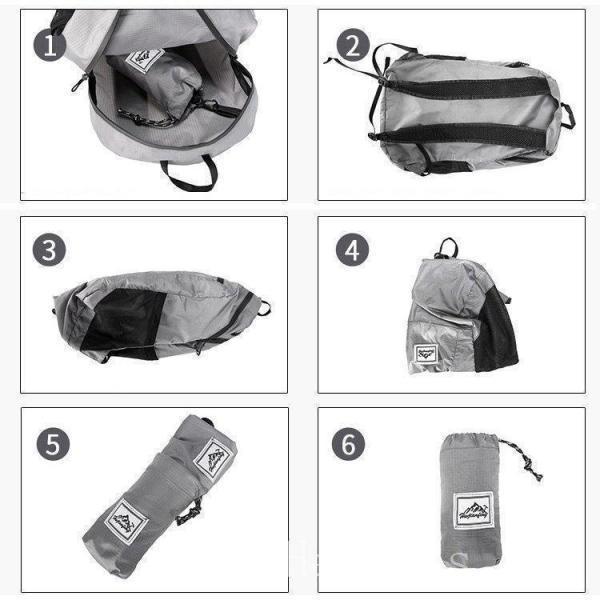 登山用リュック20L折畳み式リュックサック大容量リュック折りたたみ登山旅行防災遠足軽量撥水収納アウトドア男女兼用レディースメンズ | ブランド登録なし | 07
