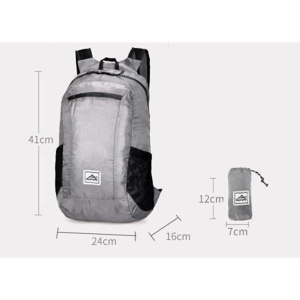 登山用リュック20L折畳み式リュックサック大容量リュック折りたたみ登山旅行防災遠足軽量撥水収納アウトドア男女兼用レディースメンズ | ブランド登録なし | 08