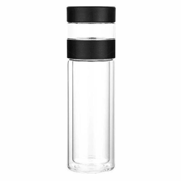 分離式 ティーボトル 300ml ボトル 茶こし付き ガラス 水筒 耐熱ボトル ティーカップ ティーポットマイボトル マグボトル 透明 耐熱 二 | ブランド登録なし | 08