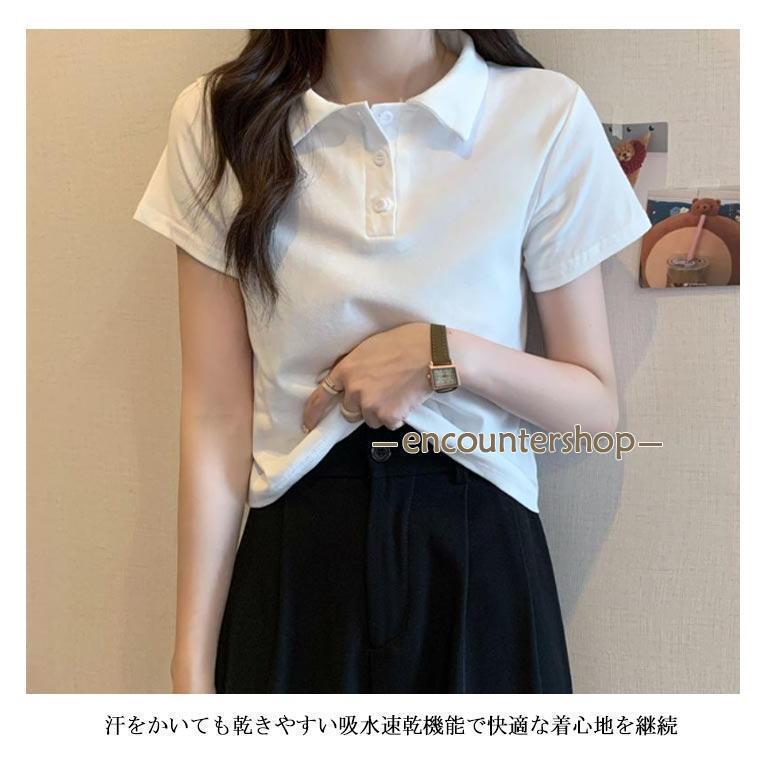 レディース ポロシャツ 半袖 スポーツ ス 春 夏 tシャツ サマーニット 女性用 夏 形態安定 吸汗速乾 涼しい オフィス アウトドア 通勤 | ブランド登録なし | 11