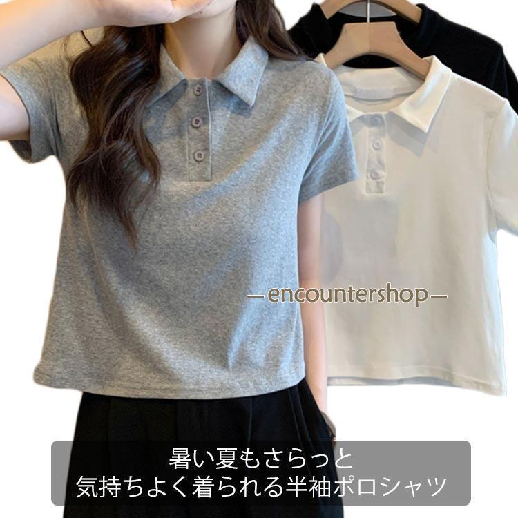 レディース ポロシャツ 半袖 スポーツ ス 春 夏 tシャツ サマーニット 女性用 夏 形態安定 吸汗速乾 涼しい オフィス アウトドア 通勤 | ブランド登録なし | 05