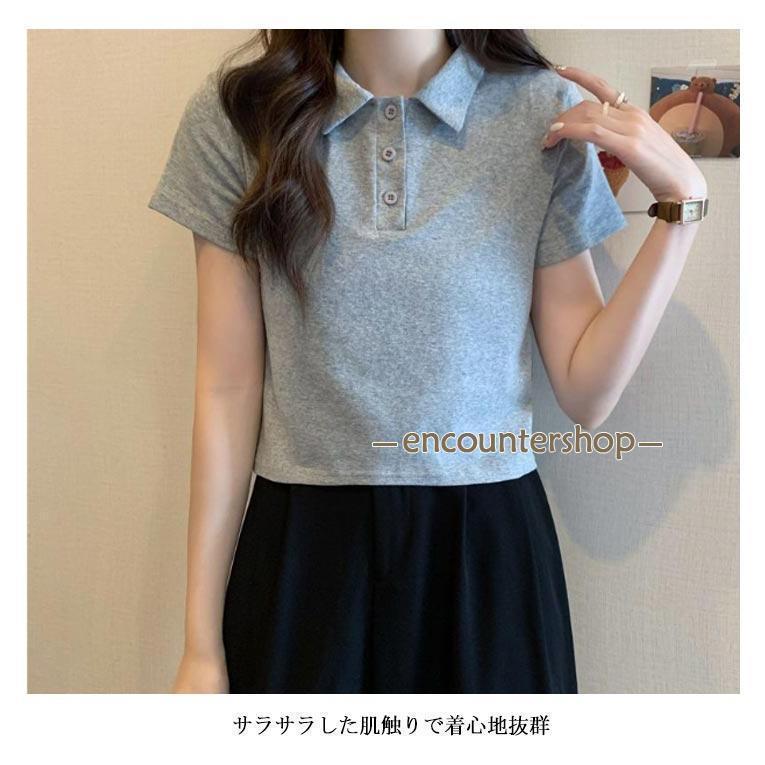 レディース ポロシャツ 半袖 スポーツ ス 春 夏 tシャツ サマーニット 女性用 夏 形態安定 吸汗速乾 涼しい オフィス アウトドア 通勤 | ブランド登録なし | 08