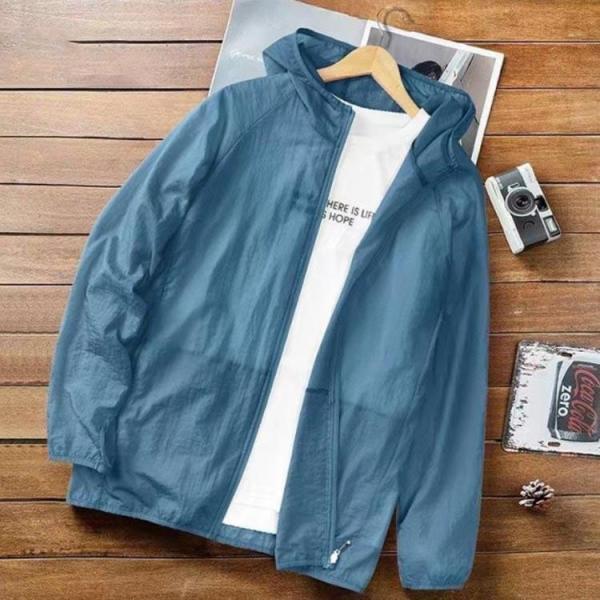 涼しい uv カット パーカー 薄手 夏 夏用 大きいサイズ ラッシュガード パーカー メンズ 長袖 日焼け止め服 ジャケット フード付き ス | ブランド登録なし | 04