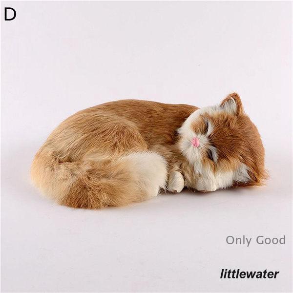 猫 置物 リアルぬいぐるみ かわいい 本物そっくり 眠り猫 子猫 模型 モデル 27*18*10cm ガーデン 庭 雑貨 ガーデニング 車 | ブランド登録なし | 10