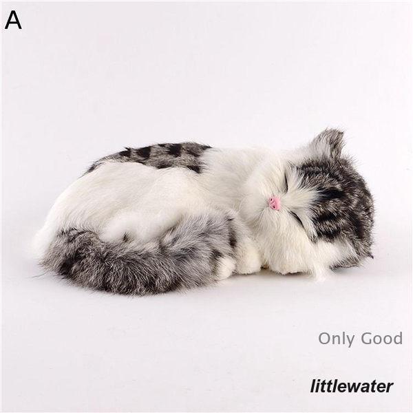 猫 置物 リアルぬいぐるみ かわいい 本物そっくり 眠り猫 子猫 模型 モデル 27*18*10cm ガーデン 庭 雑貨 ガーデニング 車 | ブランド登録なし | 07