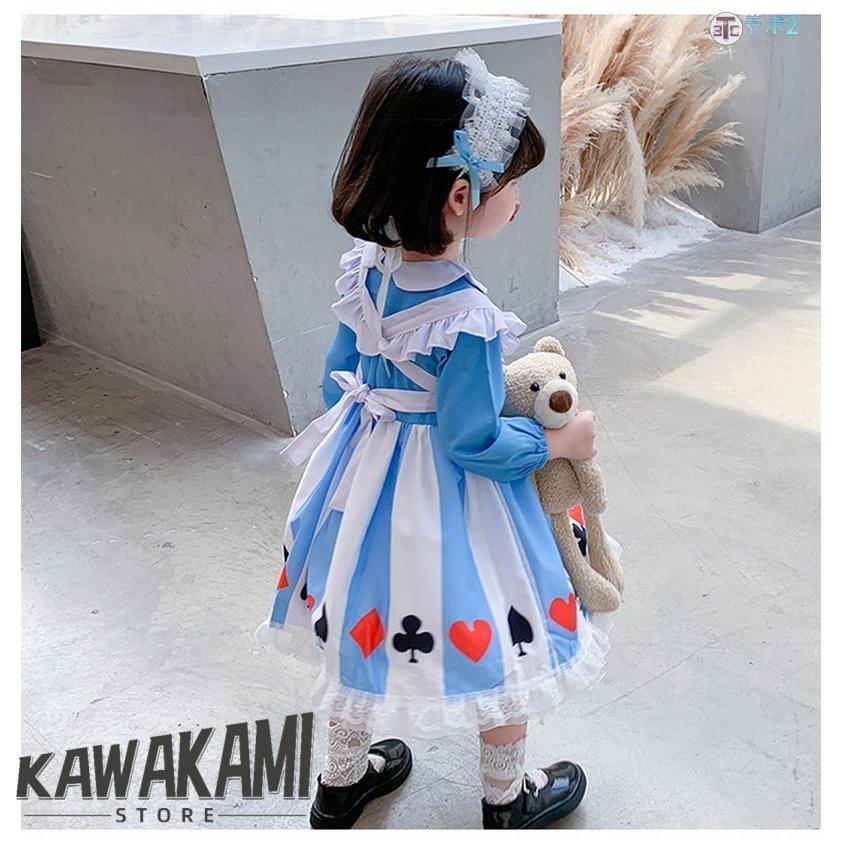 ロリータ 子供ドレス ヘッドドレス （髪飾り）付き コスプレ衣装 超可愛い ロリータワンピース ロリータドレス ふんわりスカート 90 100 110 120 130 | ブランド登録なし | 13