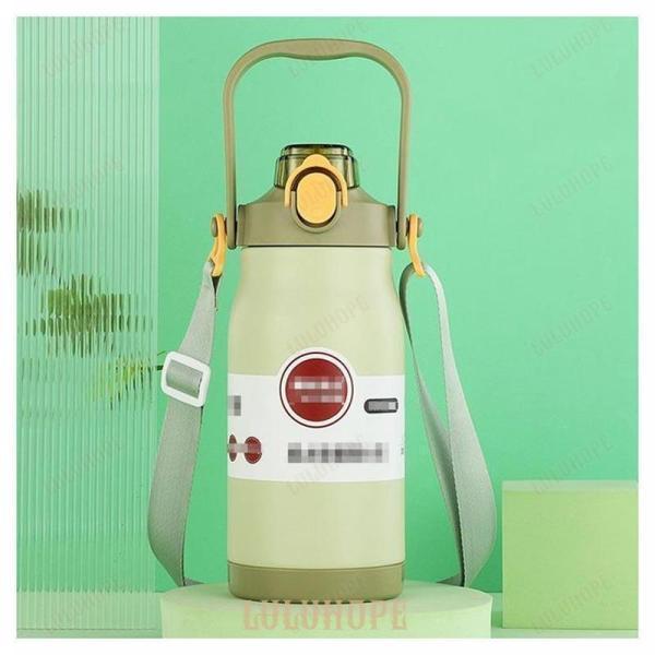 水筒 1l 1リットル 保温 保冷 魔法瓶 スポーツ ステンレスボトル 直飲み ストロー 大容量 洗いやすい 保温ボトル680ml 1001ml | ブランド登録なし | 18