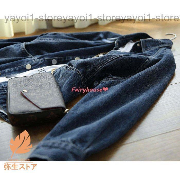 デニムジャケット レディース 春秋 ショート丈ジャケット スプリングコート デニムコート 春コート 韓国風 40 代アウター オシャレ大人 30 代 50 | ブランド登録なし | 03