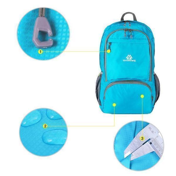 25L 軽量リュック折畳み式 リュックサック 大容量 リュック 折りたたみ 登山 旅行 防災 遠足 撥水 PC収納 通学 アウトドア 男女兼用 | ブランド登録なし | 12