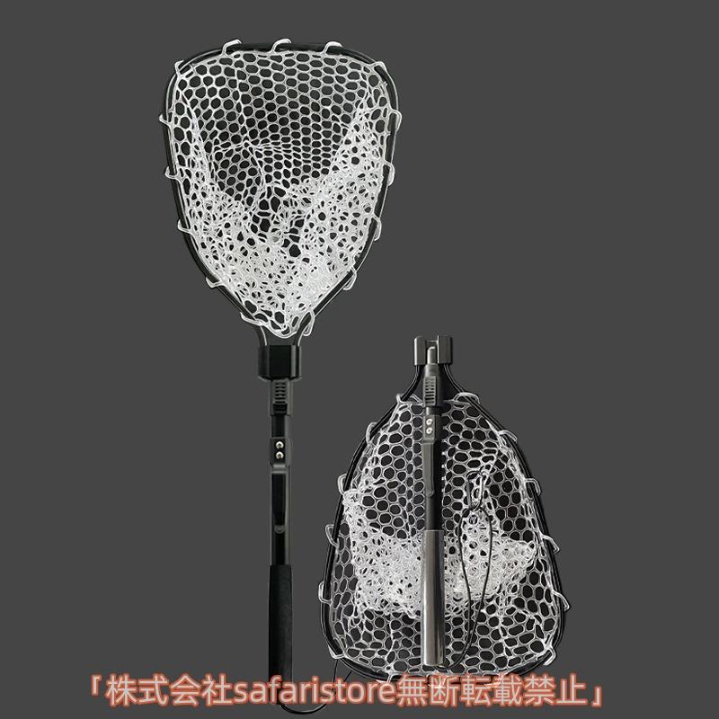 折り畳み ランディング ネット タモ網 玉網 軽量 ラバー バス釣り 持ち運び 使いやすい 便利 持ち運び便利 アウトドア向け おしゃれ 毎日使える | ブランド登録なし | 01