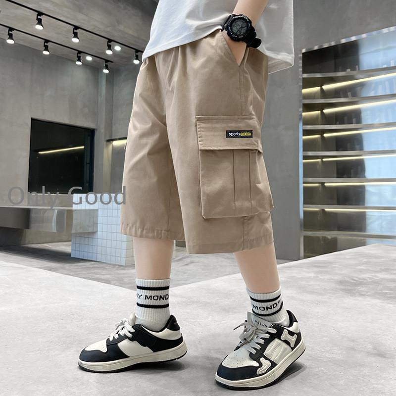 半ズボン 男児 ハーフパンツ 夏 カーゴパンツ ジュニア サマーパンツ 男の子 ズボン おしゃれパンツ 子供 ショートパンツ 短パン | ブランド登録なし | 02