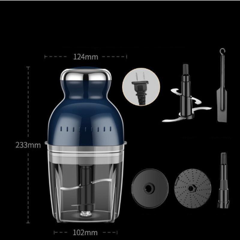 フードプロセッサー 電動 ミキサー 小型 粉末機 家庭用 ブレンダー 離乳食 大根おろし器 肉切り機 コンパクト みじん切り ひき肉機 誕生日 | ブランド登録なし | 03