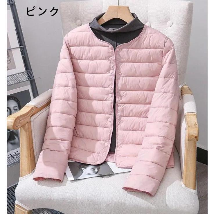 今日だげ47%OFF! ダウンジャケット レディース 軽量 ウルトラ ライトダウン フェザー アウター 持ち運び 薄手 シンプル 春秋 コンパクト | ブランド登録なし | 03