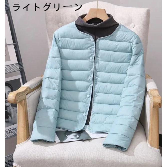 今日だげ47%OFF! ダウンジャケット レディース 軽量 ウルトラ ライトダウン フェザー アウター 持ち運び 薄手 シンプル 春秋 コンパクト | ブランド登録なし | 04