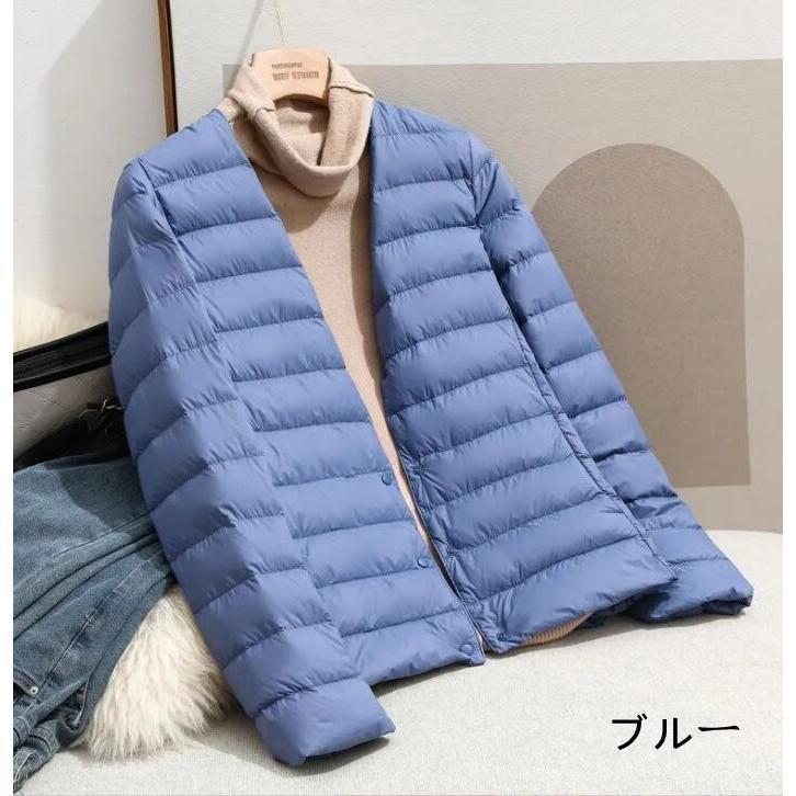 今日だげ47%OFF! ダウンジャケット レディース 軽量 ウルトラ ライトダウン フェザー アウター 持ち運び 薄手 シンプル 春秋 コンパクト | ブランド登録なし | 05