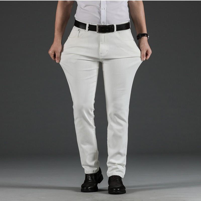 ストレッチパンツ ジーンズ メンズ デニム メンズパンツ ストレッチ ビジネス ホワイト 白 ズボン 爽やか 春 夏 スキニーパンツ ジーパン | ブランド登録なし | 07