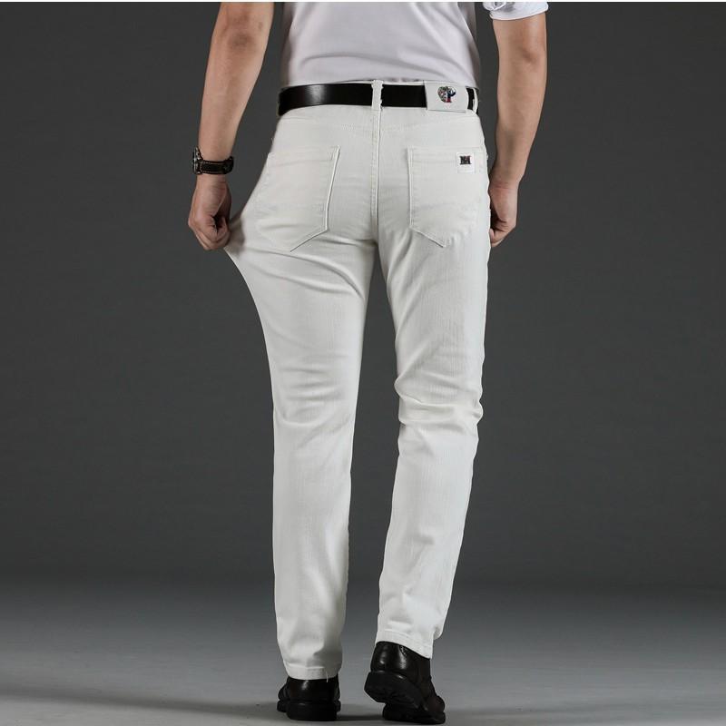 ストレッチパンツ ジーンズ メンズ デニム メンズパンツ ストレッチ ビジネス ホワイト 白 ズボン 爽やか 春 夏 スキニーパンツ ジーパン | ブランド登録なし | 10