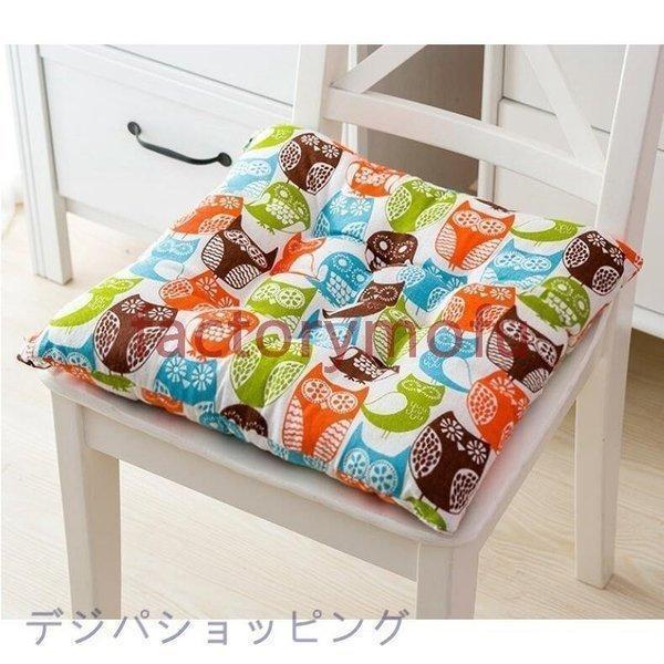 クッション 北欧 座布団 シートクッション スウェット フロアクッション 正方形タイプ チェアパッド 高反発 座り仕事 厚い 柔らかい 椅子 かわいい | ブランド登録なし | 11