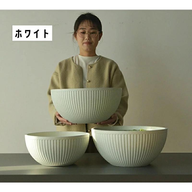 睡蓮鉢 スイレン鉢 メダカ 鉢 金魚鉢 軽量 植木鉢 大型 30 35 40cm プラスチック おしゃれ 北欧風 丸鉢 飼育鉢 樹脂製 軽量 | ブランド登録なし | 01