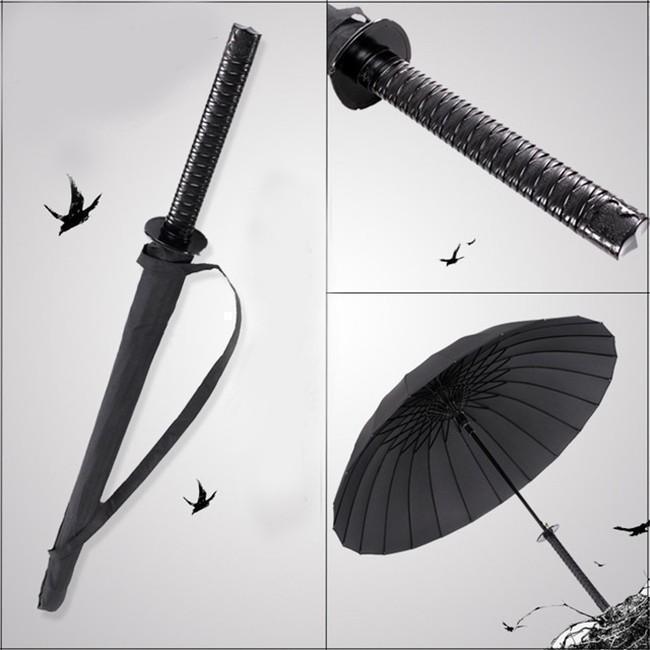 傘 雨傘 メンズ 男性 ブラック 黒 景品 ギフト プレゼント 男性 メンズ 8本 16本 24本 武士 長傘 サムライ刀傘 レディース 大きい 頑丈 | ブランド登録なし | 15