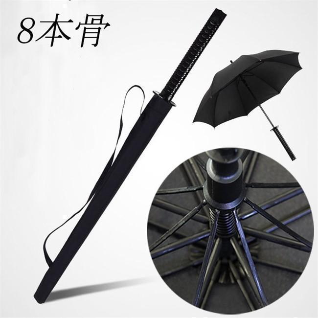 傘 雨傘 メンズ 男性 ブラック 黒 景品 ギフト プレゼント 男性 メンズ 8本 16本 24本 武士 長傘 サムライ刀傘 レディース 大きい 頑丈 | ブランド登録なし | 04