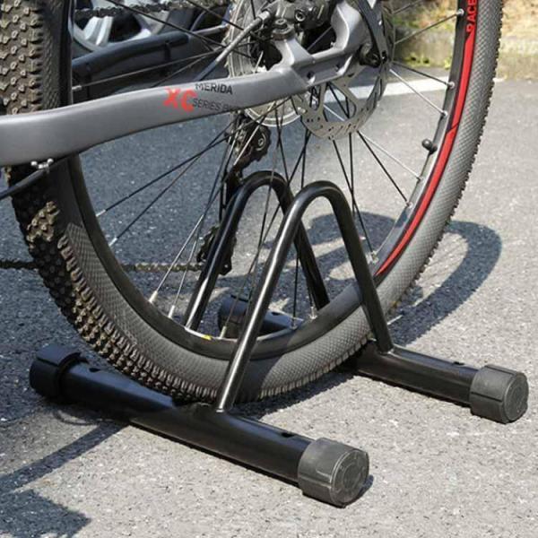スタンド 自転車 1台 倒れない 室内 屋外 自転車スタンド 自転車ラック 置き場 駐輪 ラック おしゃれ 駐輪場 前輪 後輪 クロスバイク ロードバ | ブランド登録なし | 02