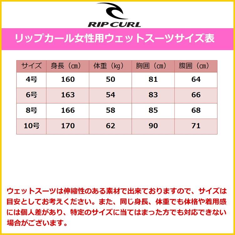 RIP CURL（リップカール） 【SALE】【春秋物】 レディース OMEGA 3/2mm