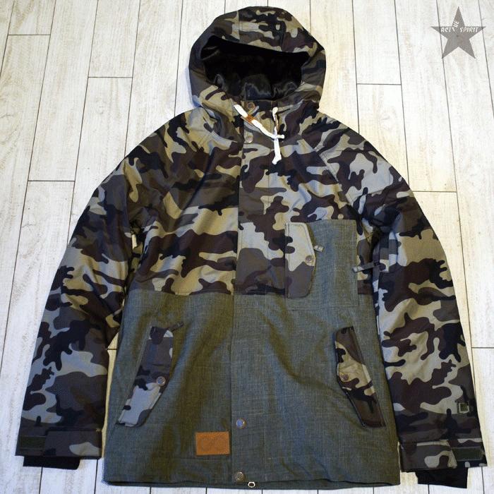L1 LEGACY JKT Dune Military Lサイズ　ウエア L1】LEGACY JACKET カラーCAMO/MILITARY【2017-2018モデル】【正規取扱