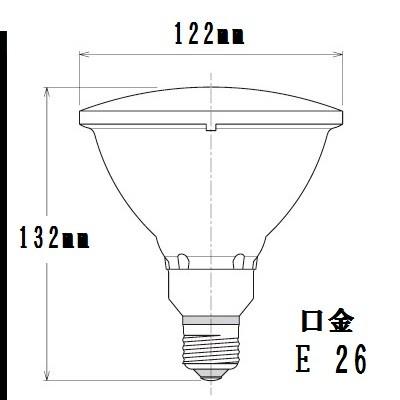 ビーム電球の代替 国内メーカー東洋ライテック　JDR110V60W/K12M/TC　ビームランプ75W形｜active-star｜02