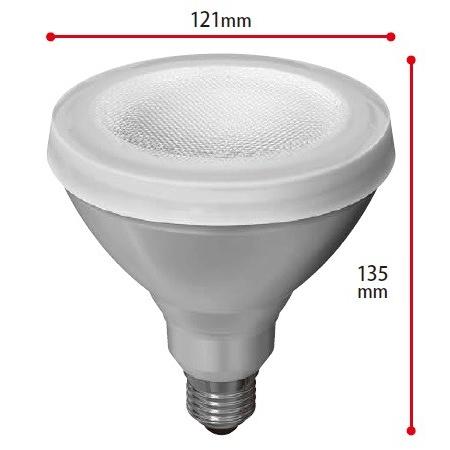 東芝 LED電球 LDR7L-W/100W ビームランプ形 ビームランプ100W形相当 電球色 口金E26 屋外使用可 (LDR7LW100W)｜active-star｜02