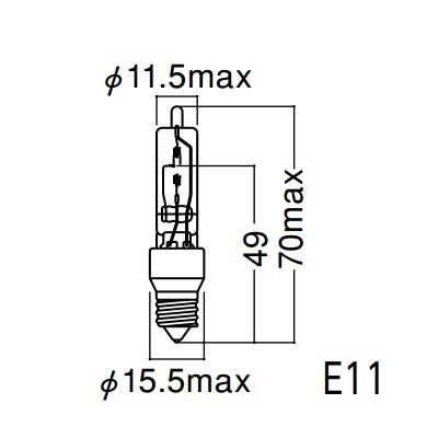 エコクールハロゲン130W E11 １０個セット エコクールハロゲン130W E11 10個セットの通販はau PAY マーケット