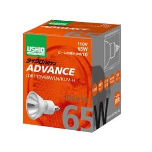 USHIO ダイクロハロゲン JDR110V65WLN/KUV-H 10個入 (JDR110V65WLNKUVH) 狭角 Φ50mm ウシオライティング ADVANCE　 | 