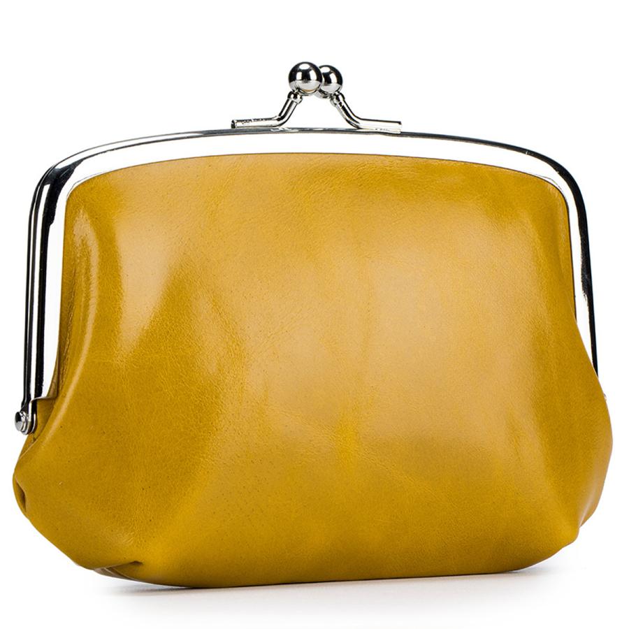 財布 レディース がま口 長財布 本革 親子がま口 コンパクト : Active