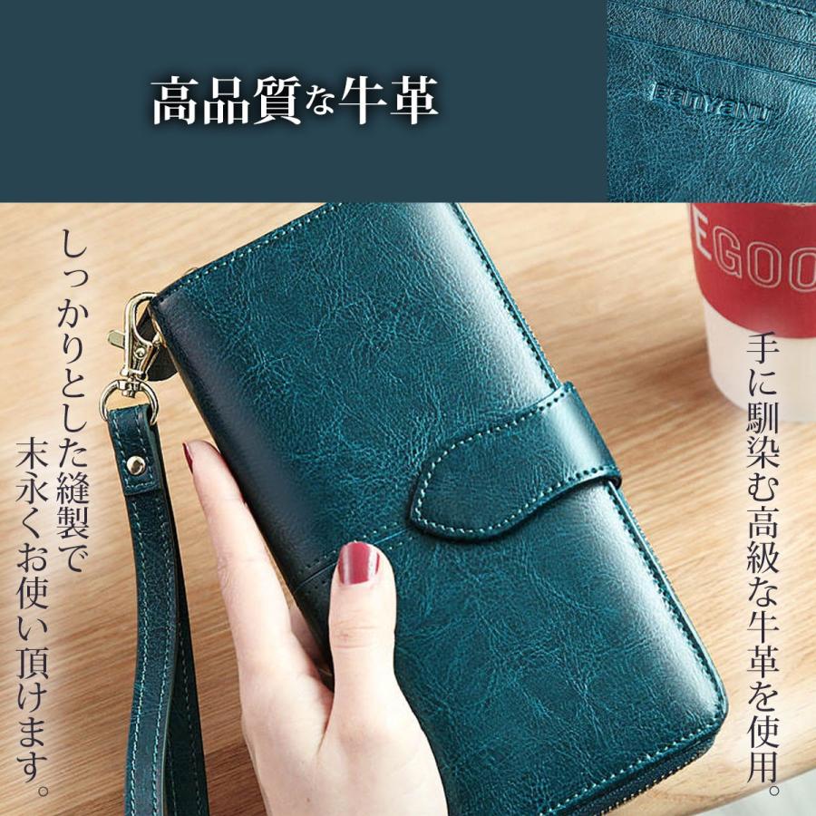 長財布 レディース 安い プチプラ 開運 緑 送料無料 本革 大容量 レザー 財布 プレゼント 使いやすい 40 Gyuugawanagasaifu Active 心coco 通販 Yahoo ショッピング