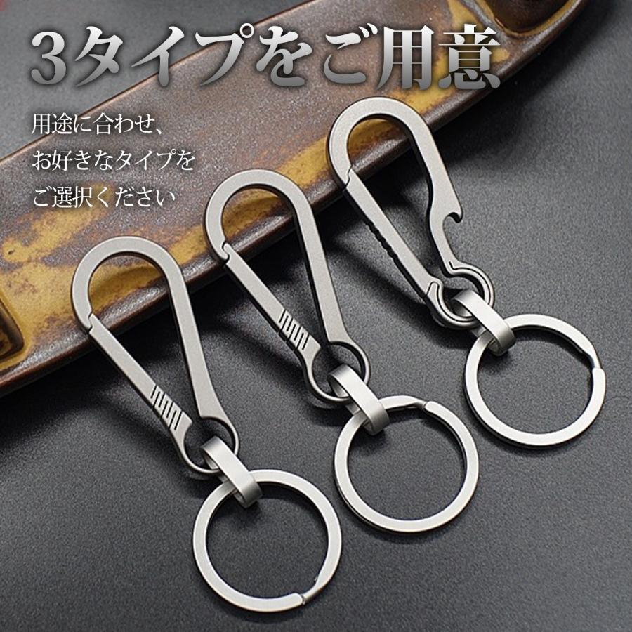 キーホルダー チタン 軽量 軽い 丈夫 頑丈 おしゃれ カラビナ かっこいい M085 Keyholder Active 心coco 通販 Yahoo ショッピング