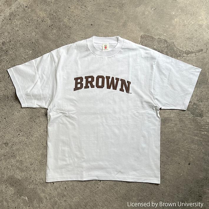 BROWN ブラウン Over-Sized College T-Shirt ビッグシルエット カレッジ Tシャツ 7.1oz ラギットT メンズ レディース カレッジ ロゴ アメカジ ブランド | UCLA | 02