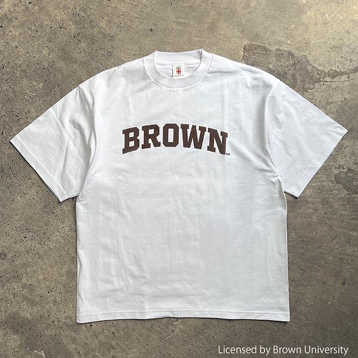 BROWN ブラウン Over-Sized College T-Shirt ビッグシルエット カレッジ Tシャツ 7.1oz ラギットT メンズ レディース カレッジ ロゴ アメカジ ブランド | UCLA | 06