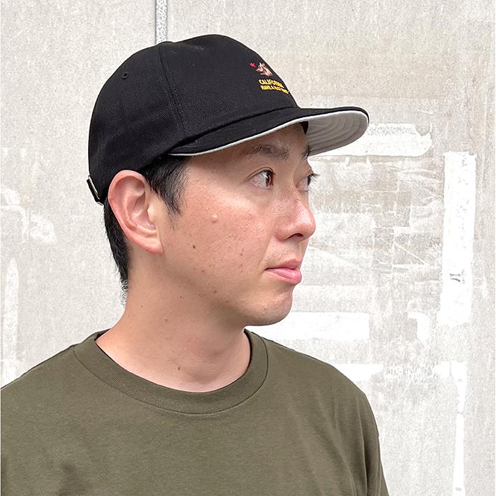 CALIFORNIA HAVE A NICE TIME! / カリフォルニアハブアナイスタイム S.V CAP BEAR's FACE (CA-2227) ショートバイザーキャップ  レディース メンズ ブランド | CALIFORNIA HAVE A NICE TIME ! | 02