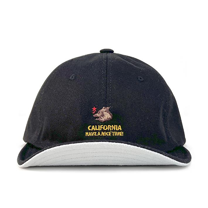 CALIFORNIA HAVE A NICE TIME! / カリフォルニアハブアナイスタイム S.V CAP BEAR's FACE (CA-2227) ショートバイザーキャップ  レディース メンズ ブランド | CALIFORNIA HAVE A NICE TIME ! | 03