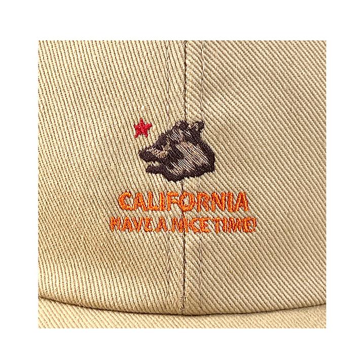 CALIFORNIA HAVE A NICE TIME! / カリフォルニアハブアナイスタイム S.V CAP BEAR's FACE (CA-2227) ショートバイザーキャップ  レディース メンズ ブランド | CALIFORNIA HAVE A NICE TIME ! | 08