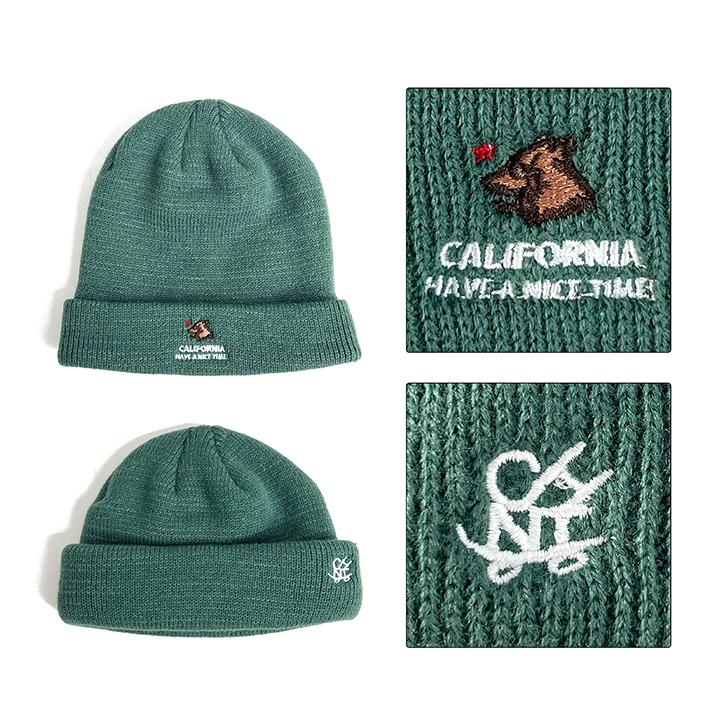 CALIFORNIA HAVE A NICE TIME! / カリフォルニアハブアナイスタイム BEAR 2WAY KNIT WATCH (CA-2231) ワッチ ニット帽 ショートワッチ 防寒 メンズ ブランド | CALIFORNIA HAVE A NICE TIME ! | 05