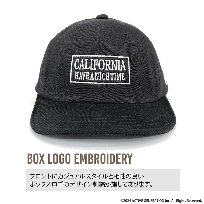 CALIFORNIA HAVE A NICE TIME! カリフォルニアハブアナイスタイム S.V CAP BOX LOGO ベースボールキャップ ツバ短 短いツバ レディース メンズ ブランド | CALIFORNIA HAVE A NICE TIME ! | 04
