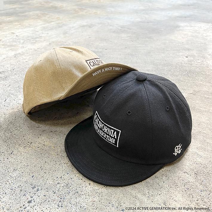 CALIFORNIA HAVE A NICE TIME! カリフォルニアハブアナイスタイム S.V CAP BOX LOGO ベースボールキャップ ツバ短 短いツバ レディース メンズ ブランド | CALIFORNIA HAVE A NICE TIME ! | 08