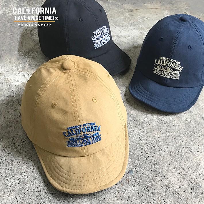 《CALIFORNIA HAVE A NICE TIME !》ハブアナイスタイム MOUNTAIN S.V CAP (CGC-101) ショートバイザーキャップ ショートブリム 帽子 メンズ ブランド | CALIFORNIA HAVE A NICE TIME !