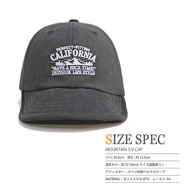 《CALIFORNIA HAVE A NICE TIME !》ハブアナイスタイム MOUNTAIN S.V CAP (CGC-101) ショートバイザーキャップ ショートブリム 帽子 メンズ ブランド | CALIFORNIA HAVE A NICE TIME ! | 09