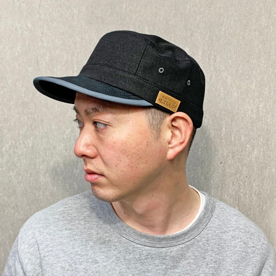 Well Tailored ウェルテーラード Work Cap Hello Kkc 312 ワークキャップ キャンバス リップストップ メンズ ワイドブリム バイザー ツバ短 ブランド Kkc 312 Have A Nice Time Store 通販 Yahoo ショッピング