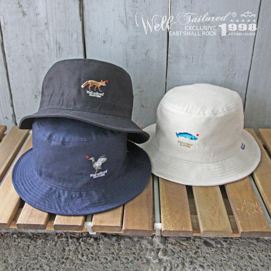 《Well-Tailored》ウェルテーラード BUCKET HAT ANIMAL (KKH-083) バケットハット アニマル キャンバス ブランド 動物 帽子 メンズ レディース |  | 02